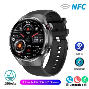 Smartwatch with GPS, NFC, and AMOLED Display — Smart Watch, QLY Online