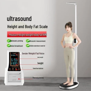 Ultrasonic Height and Body Fat Scale — Smart Scale, JDST