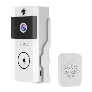 Waterproof Smart Home Doorbell with Solar Power and Night Vision — Video Doorbell, Ruishi