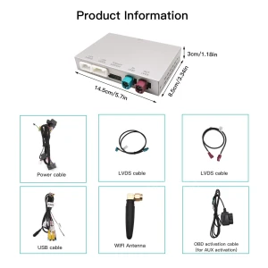 Wireless CarPlay and Android Auto Display for Volkswagen Touareg — Car Infotainment System, Auto Accessories Home