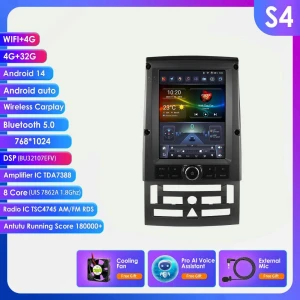 9.7-inch AI Wireless CarPlay Android Auto Multimedia Head Unit — Car Infotainment System, Hizpo