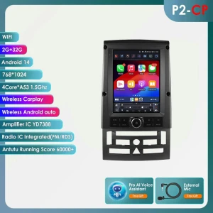 9.7-inch Wireless CarPlay Android Auto Multimedia Head Unit — Car Infotainment System, Hizpo