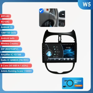 Car Radio with CarPlay and Android Auto — Car Infotainment System, Hizpo