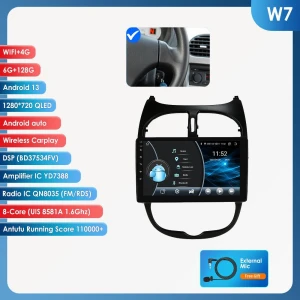 Car Radio with CarPlay and Android Auto — Car Infotainment System, Hizpo