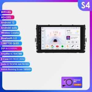 Carplay 4G 2din Android Car Stereo — Car Infotainment System, OSSURET