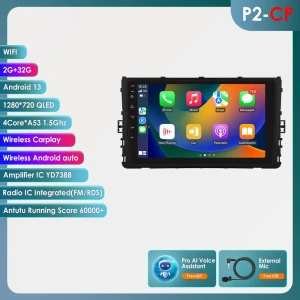 CarPlay 4G Android Car Stereo with GPS and AI — Car Infotainment System, OSSURET