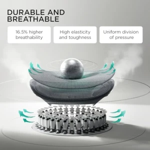 Ergonomic Office Chair with Dynamic Lumbar Support and Adjustable Headrest — Smart Chairs, Hbada