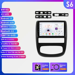 4G Intelligent Apple CarPlay Car Stereo for Renault Duster & Nissan Terrano — Car Infotainment System, Hizpo
