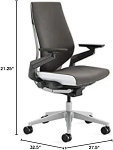 Office Chair with Wheels for Carpet - Ergonomic Work Chair - Comfortable - Intuitive-to-Adjust for Desk - 360-Degree... — Smart Chairs, Steelcase