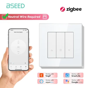 Smart Shutter Blinds Switches with Voice Control and Light Switch — Smart Switch, Simplistic Living Home