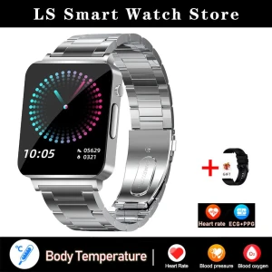 Smartwatch with Blood Monitoring, Blood Pressure, Body Temperature, Fitness Tracker — Smart Watch, Lucky Start