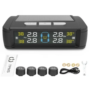 Tire Pressure Monitoring System with Solar/USB Power — TPMS, Your Department Home