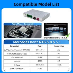 Wireless CarPlay and Android Auto Decoder Box Interface — Car Infotainment System, The Cozy Nook