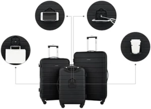 Smart Spinner Hardside Luggage — Smart Luggage, Wrangler