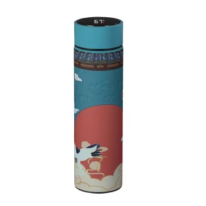 Vacuum Flask with LED Temperature Display and Tea Filter — Smart Water Bottle, ZestCasa