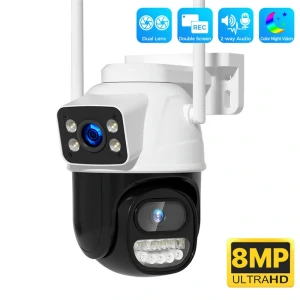 Dual Lens Outdoor WiFi Camera — Security Camera, Hiseeu