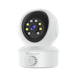 Smart Indoor Network Camera with Smoke Gas Detector, PTZ, Color Night Vision, Human Tracking — Security Camera, Vstarcam