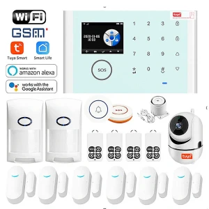 Wireless Burglar Alarm Smart Home Security System Kit — Security Monitoring, Tuya