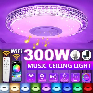 Smart Ceiling Light with RGB and Music Sync, The Romantics