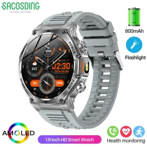 Smart Watch with LED Flashlight — Smart Watch, SACOSDING