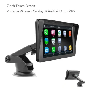 Touch Screen Portable Wireless CarPlay & Android Auto Car Radio Multimedia Video Player — Car Infotainment System