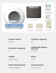 Self Cleaning Litter Box — Self-Cleaning Litter Box, LELOKIDZ