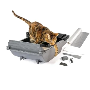 Self Cleaning Semi Automatic Cat Litter Box — Self-Cleaning Litter Box, Pet Zone
