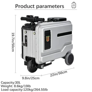 Electric Ride-On Luggage — Smart Luggage, FgdVrelnor