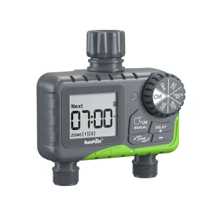 Dual Zone Garden Smart Timer Irrigation Valve Automatic Watering Device — Irrigation System, RainPoint