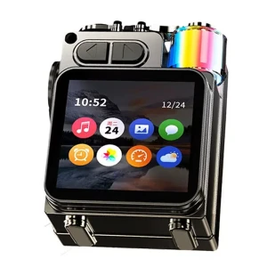 Smart Touch Screen Bluetooth Speaker Mini Pocket Audio Player — Wireless Earbuds