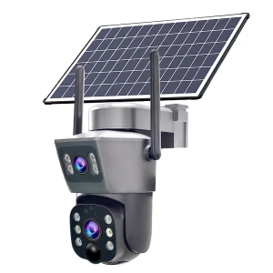 4K Dual Lens Solar Powered Security Camera — Security Camera, Guudgo
