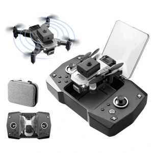 Mini WiFi FPV with 4K Dual HD Camera 360° Infrared Obstacle Avoidance Foldable RC Drone — Drone, KY