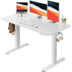 Electric Standing Desk with One-Piece Desktop — Standing Desk, HUANUO