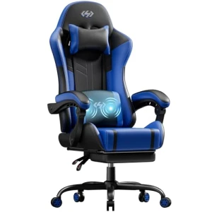 Ergonomic Gaming Chair with Massage Lumbar Support — Smart Chairs, HLDIRECT