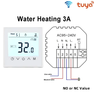 Smart WiFi Thermostat with Touch Screen — Smart Thermostat, Minco Electronics