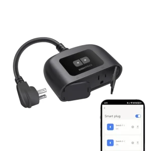 Outdoor Smart Plug with Dual Independently Controlled Outlets — Smart Plug, EIGHTREE