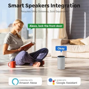Smart Deadbolt with Keypad and Fingerprint — Smart Lock, Sifely