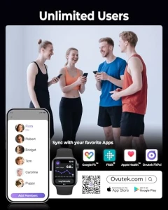 Smart Scale for Body Weight, BMI, Body Fat, Muscle Mass — Smart Scale, OVUTEK