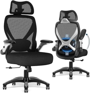 Ergonomic Office Chair with Adjustable Lumbar Support and 5D Arms — Smart Chairs, GABRYLLY