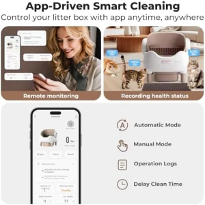 Automatic Self Cleaning Cat Litter Box — Self-Cleaning Litter Box, KITPLUS
