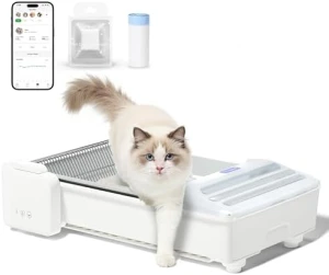 Open-Top Automatic Litter Box — Self-Cleaning Litter Box, Robotail