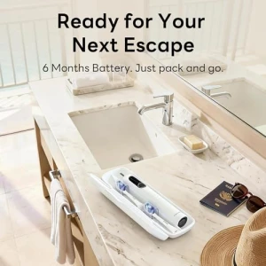 Sonic Electric Toothbrush for Adults with Brushing Score and Smart Timer Display — Electric Toothbrush, SAKYPRORAL