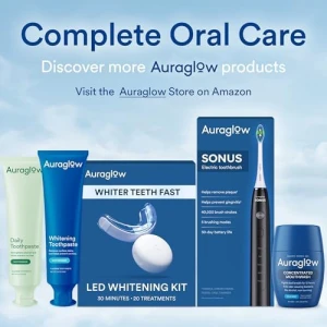 Sonic Electric Toothbrush for Adults — Electric Toothbrush, Auraglow