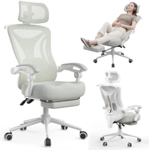 Ergonomic Office Chair with Footrest — Smart Chairs, CYKOV