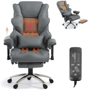 Massage Office Chair with Foot Rest — Smart Chairs, Mvpipi