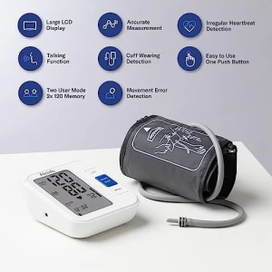Automatic Digital Blood Pressure Monitor with Large Cuff — Blood Pressure Monitor, Alcedo