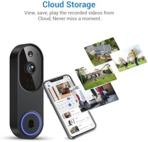 Wireless Video Doorbell Camera with Monitor — Video Doorbell, Crashirano