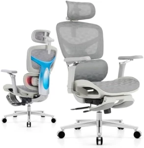 Ergonomic Office Chair with Footrest & 3D Massage Lumbar Support — Smart Chairs, COTYFLY