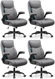 Ergonomic Office Chair with Lumbar Support and Flip-Up Armrests — Smart Chairs, BESTFAIR