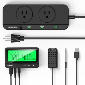 WiFi Temperature & Humidity Controller — Humidifier, Luxbird